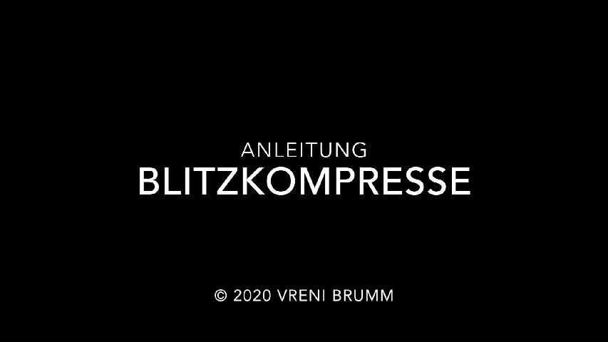 Anleitung Blitzkompresse